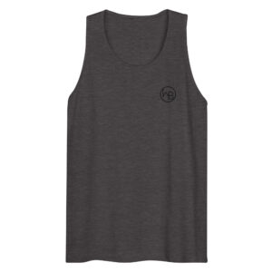 Wildbill Grey tank top with embroidered black logo
